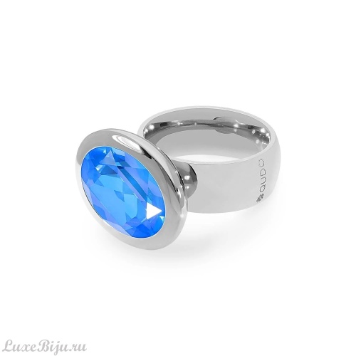 Кольцо Qudo TIVOLA big S royal blue delite  17.2 мм, 651742/17.2 BL/S